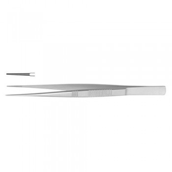 Cushing Dressing Forcep Straight Stainless Steel, 25 cm - 9 3/4"